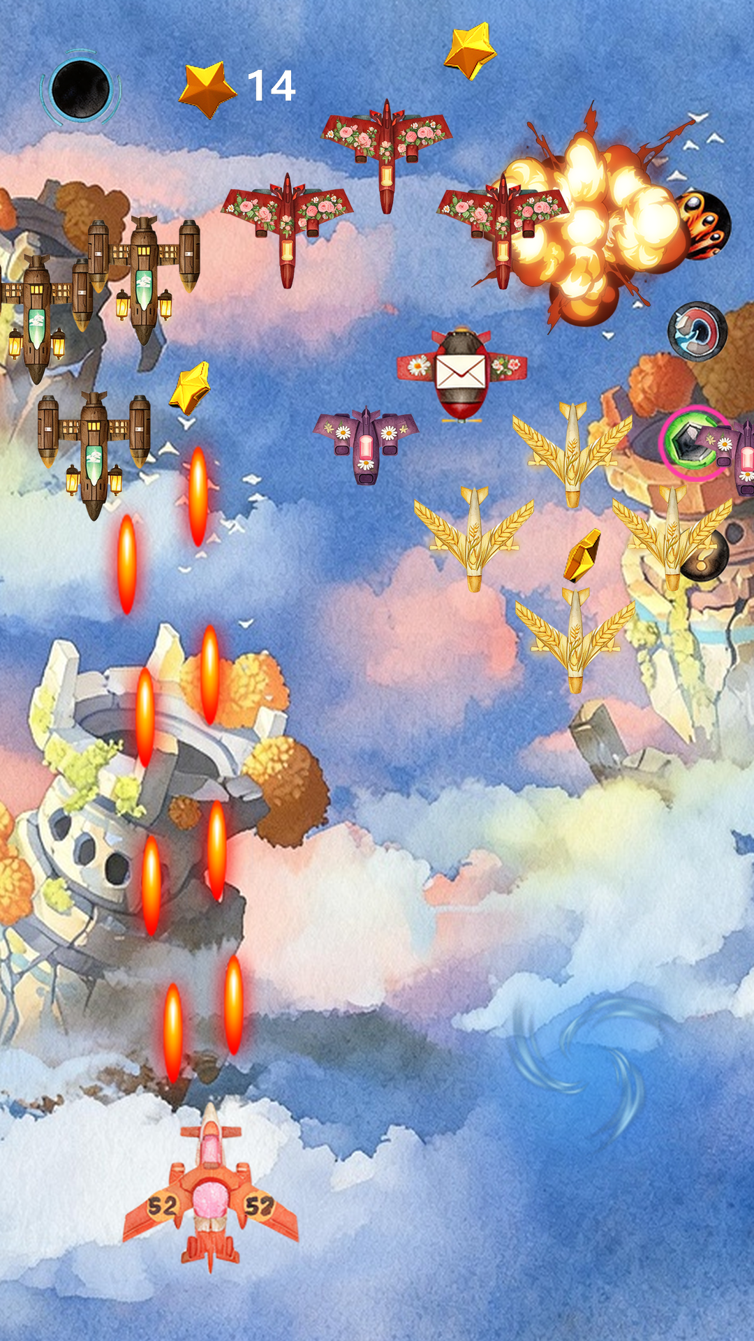 Cloud Merge: Jet Battle gameplay screenshot two